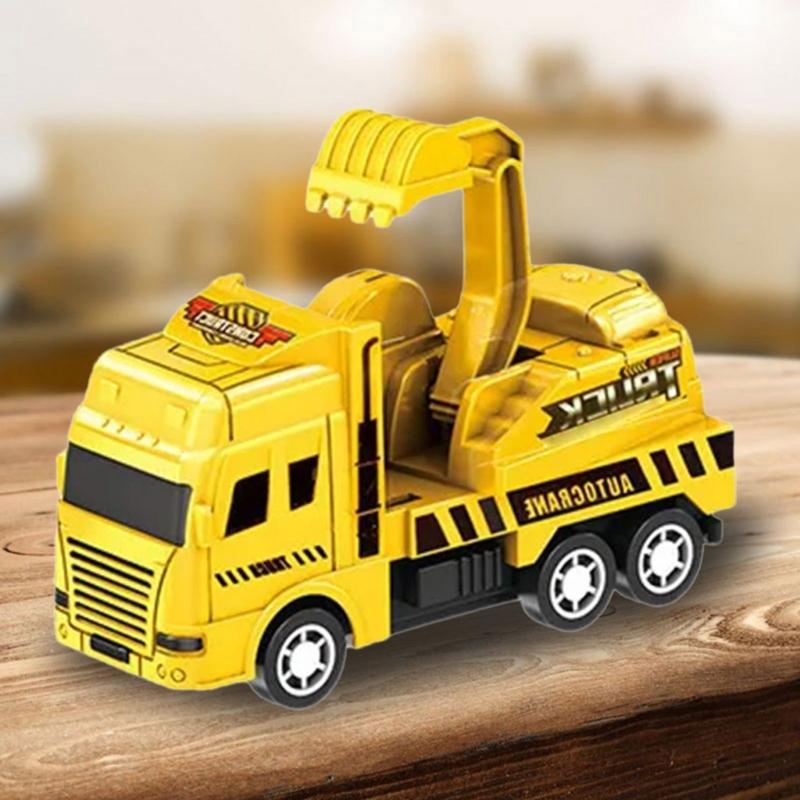 Excavator Shape Friction Cute Realistic Truck for Car Exciting Realistic Theme for Toddlers Baby Toy Kids