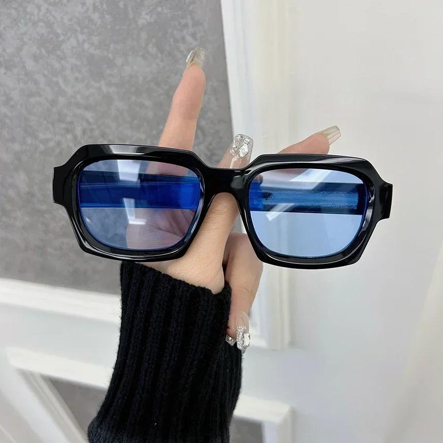Classic Square Sunglasses Women Men Minimalist Fashion Female Male Retro Casual