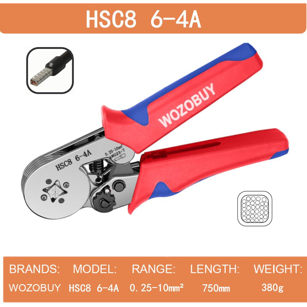 Ferrule Crimping Tool Kit, Self-adjustable Ratchet Wire Crimping Tool Crimper Plier Set,for Connectors Wire End Ferrules