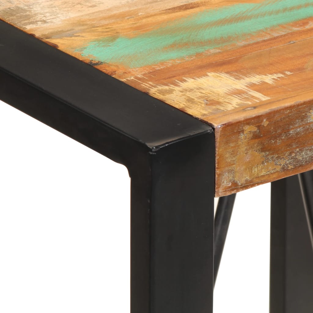Bar Table 60x55x110 cm Solid Reclaimed Wood