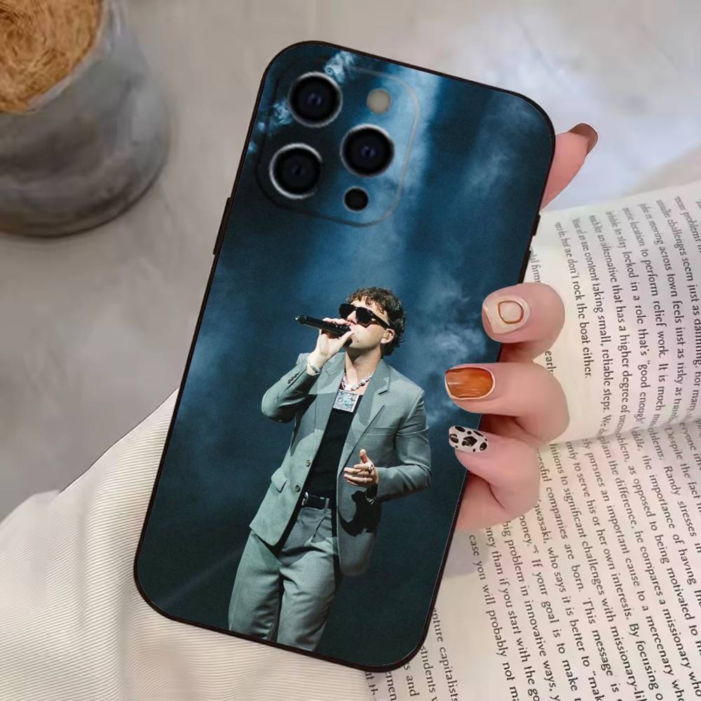 R-Rapper Q-Quevedo Phone Case For iPhone 17, 16,15,14,13,12,11 Plus,Pro Max, Others Soft Black Cover