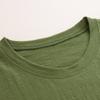 Shop   Women Loose FiT Slub CoTTon Round T shirT musTard Dai Wsh 1549