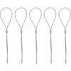 5pcs Fish Tape Fastener, Universal Wire Pull Cable Puller Puller Tool Cable Insertion and Extraction Tools