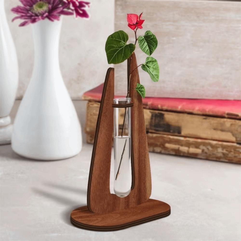 Transparent Hydroponic Vase Home Decor Desktop Flower Vase Nordic Plant Pot Table Decoration