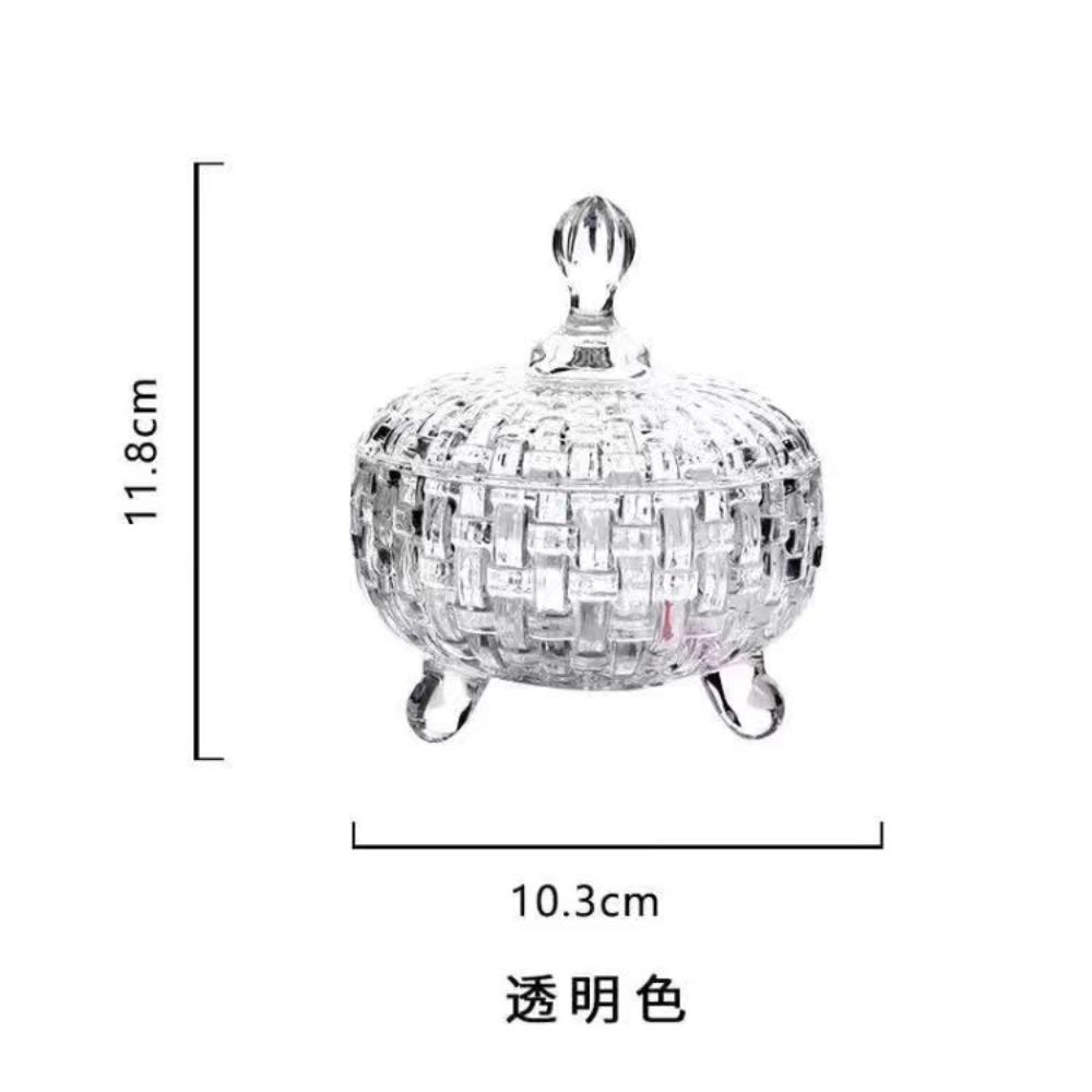 2 шт. банки для конфет, стеклянные креативные банки для дома, европейский стиль с крышкой