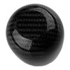 Universal Car Gear Shift Shifter Knob Stick Lever Head & 3 Adapter M8 M10 M12 Black Carbon Fiber