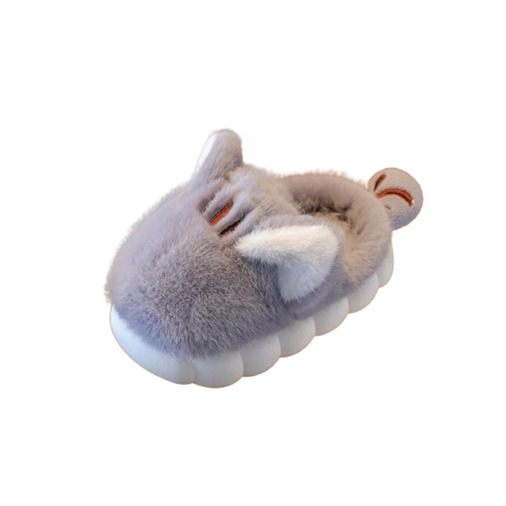 Детские хлопковые тапочки зимние мультяшные милые теплые толстые мягкие плюшевые хлопковые туфли