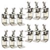 Mini C-Shaped Clamps, Small, Stainless Steel, 30mm Opening, 0-25mm Range, Woodworking Tool, Strong for Fixing, Gluing, Welding, Repair Work, C