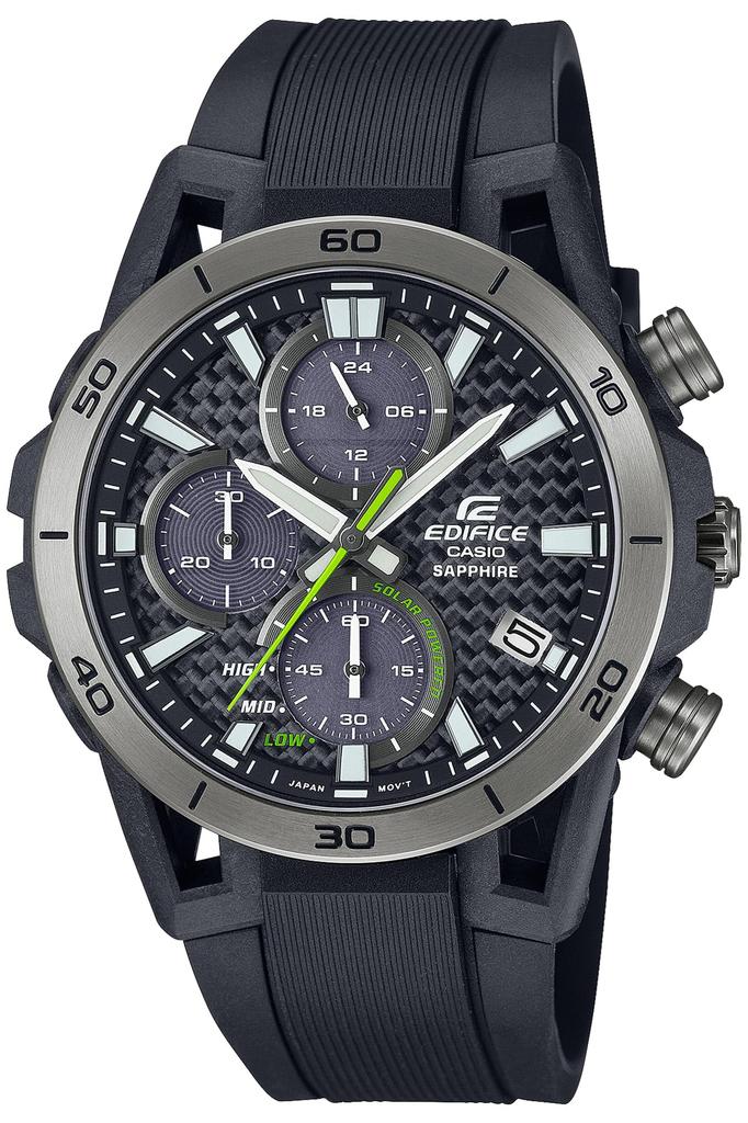 Casio Edifice SOSPENSIONE Sapphire Crystal Watch Black Solar-Charged EFS-S640PB-1AJF Men's
