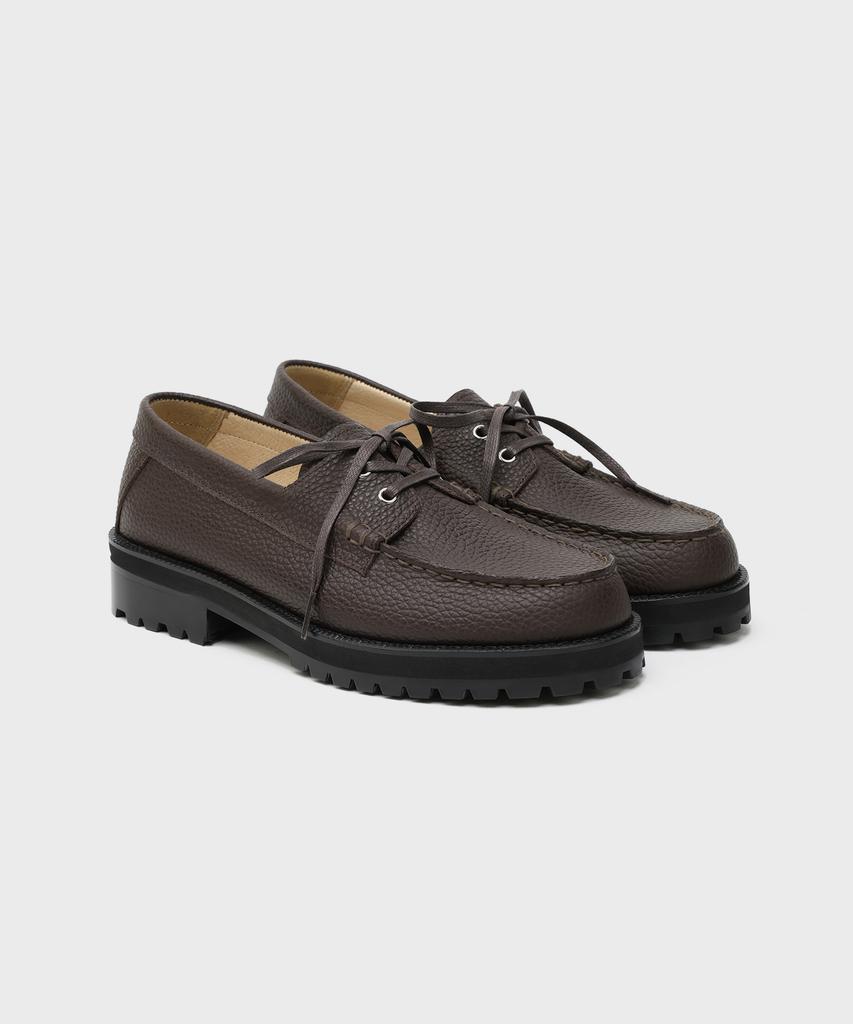 Firenze Atelier [Vibram] Стандартная Повседневная Подошва Лоферы 5099 [Коричневый Emboss]