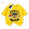 2026Summer Paw Patrol Baby Girls Boys Casual Short Sleeve Print T Shirt Perfect Gift for Children Aged 4-14 Trendy for Streetwear