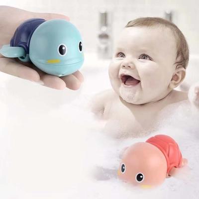 Игрушки для ванны Ванна Плавающая Маленькая Черепашка Играет В Воде Детские Развивающие Игрушки Для Раннего Обучения