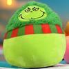 Рождественская игрушка-подушка Гринч, забавная и очаровательная мягкая игрушка