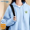 JEANSWEST Hooded Fleece-Lined Sweatshirt