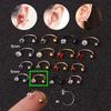 1Pc Stainless Steel Zircon Cz Hoop Tragus Cartilage Helix Stud Earring Conch Rook Daith Lobe Ear Screw Piercing Jewelry