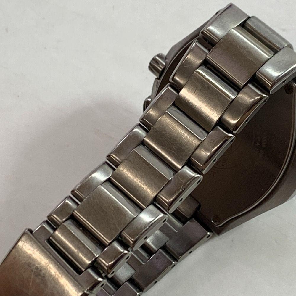 Б/у 04w6674[Б/у] CITIZEN Citizen ATTESA E411-T006728 Eco Drive Солнечные Радиоуправляемые Черный Циферблат Нержавеющая Сталь Бочкообразный Тип Часы [Магазин Хатиодзи]