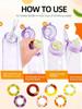 1pc Round Juice Drink Flavor Pod 0 Sugar 0 Calorie Flavor Ring Suitable For Plastic Water Bottles Sports Fitness Cup Accessories