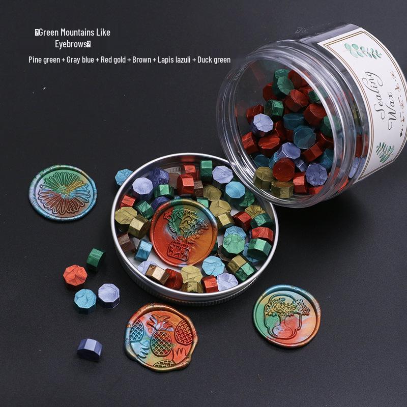 200pcs Colored Wax Seal Beads for DIY Projects in Large Bottle - Ideal for Journals & Wedding Invitations