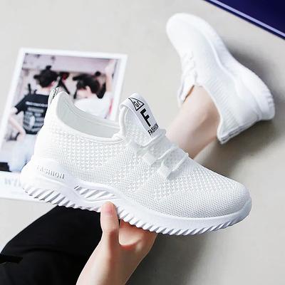 Повседневная спортивная обувь, индивидуальная обработка, модная трендовая обувь, женские сетчатые дышащие кроссовки с мягкой подошвой для бега