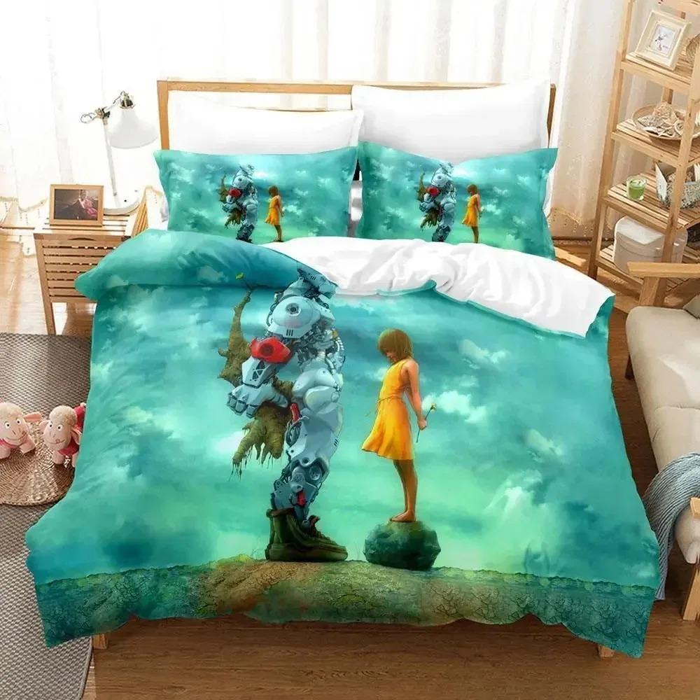 New Anime Robot Bedding Set Single Twin Full Queen King Size Bed Set Adult Kid Bedroom Duvet Cover Sets 3D Print Bed Sheet Set