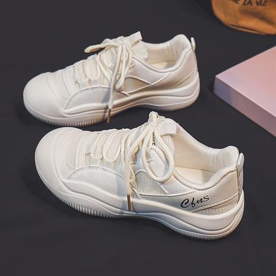 Сетчатые дышащие Ins дышащие повседневные туфли для студентов летние новые уличные белые туфли