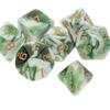 Набор из 7 шт. Акриловые многогранные кубики Double-Colors D8 D10 D10% D12 D20 для настольных игр, семейных игр, RPG