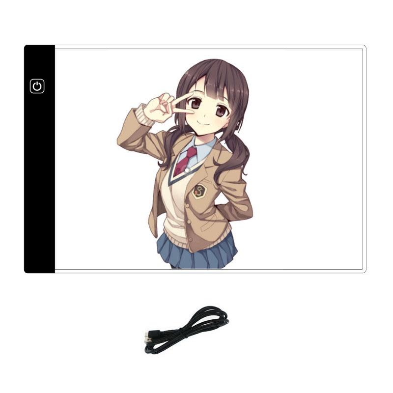 3-уровневый светодиодный блокнот для рисования с регулируемой яркостью, игрушка A5 A4, доска для детской живописи, образовательный творческий планшет, эскиз