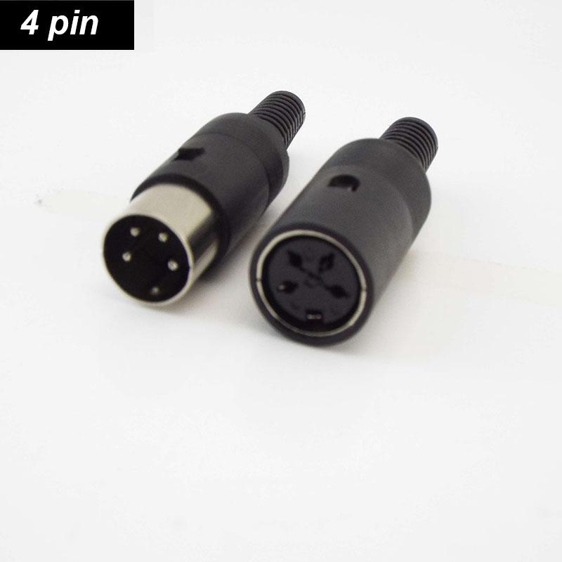 Разъем DIN Male+Female DIN Plug Jack Socket Connector 3pin 4pin 5pin 6pin 7p 8PIN Крепление кабеля шасси с пластиковой ручкой