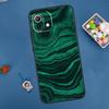 Gold Indigo Faux Malachite Case For Xiaomi 14 13 15 Ultra 11T 12T 13T 14T Pro POCO X7 Pro X3 X5 F5 F6 M6 X6 Pro Cover