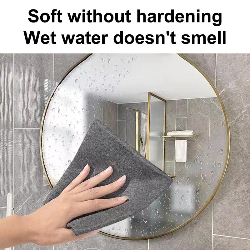 10/20 шт. утолщенная волшебная салфетка для чистки, волшебная салфетка из микрофибры без полос, многоразовая тряпка для мытья стекол для кухонь, стеклянных машин