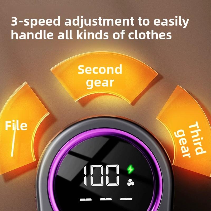 Quitapelusas eléctrico recargable con pantalla digital para ropa y tejidos
