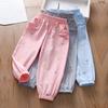 Girls' Spring and Summer Sports Pants Girls' Thin and Loose Mosquito Proof Pants Children's Casual Pants Fashionable and Versatile Pants