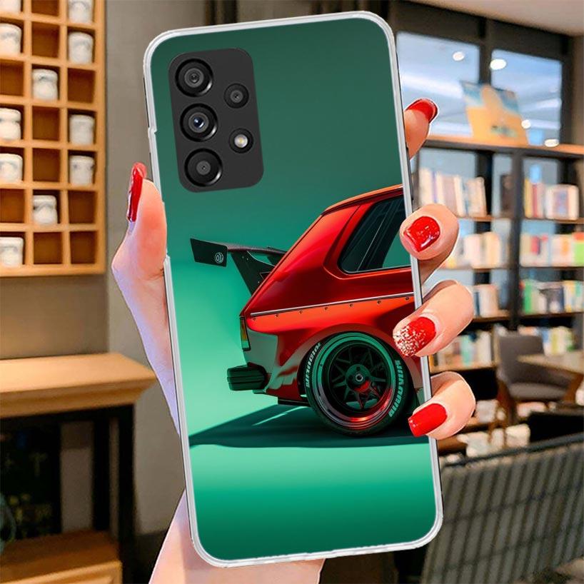 MK1 Golf Vintage Car Phone Case For Samsung Galaxy A12 A22 A32 A52 A72 A02S Phone Case Note 20 Ultra 10 S10 Plus A51 A71 A50S A2