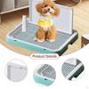Dog Bathroom Tray with Guard, Nonslip Design for Pee Pads and Small Medium Dogs