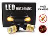 P27W LED Bulbs 2pcs 3156 12-24V CANBUS Orange PREMIUM Off-Road