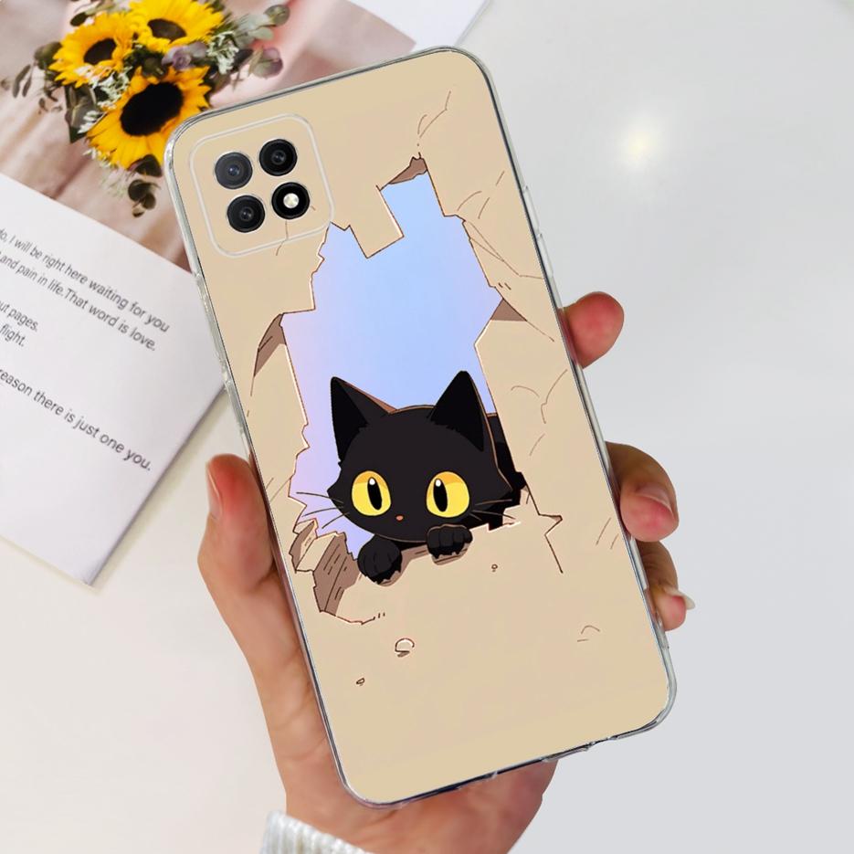 Чехол для Oppo A73 5G CPH2161 Стильный окрашенный чехол Прозрачный силиконовый чехол для телефона Для Oppo A73 A 73 OppoA73 5G Задняя крышка Мягкие funda