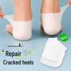8-Pack Silicone Heel Protectors: Anti-Cracking Foot Care Covers