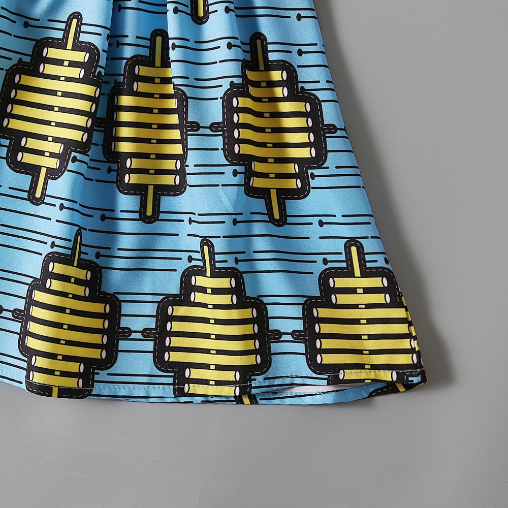 Одежда для маленьких девочек, платье в африканском стиле бохо с принтом, рюшами, рукавами и открытой спиной, для детей 1-6 лет