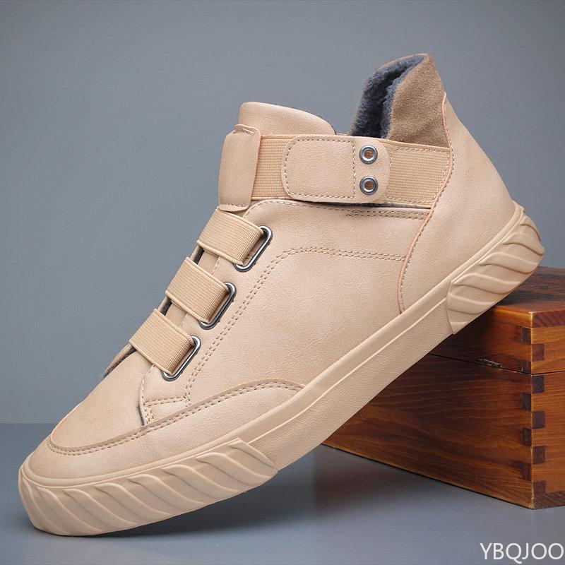 Новые мужские модные туфли, черные высокие повседневные туфли, мужские износостойкие лоферы, дизайнерские туфли для отдыха из вулканизированной ткани 2024