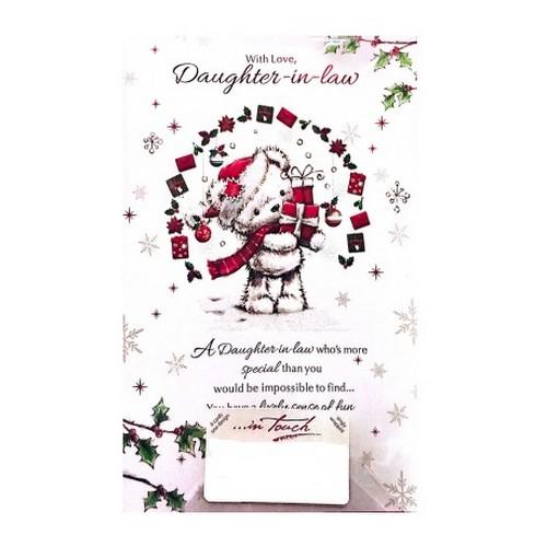 Simon Elvin With Love Daughter In Law Christmas Card (Pack of 6)