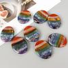 Colorful Forget Worry Stone Natural Massage Scraping Stone Thumb Stone  Collection Specimens