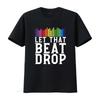 DJ Beat Drop Disc Jockey T Shirt  vintage Washed streetwear Soft homme Slightly designer clothes Top For Everyday Wear Stylish