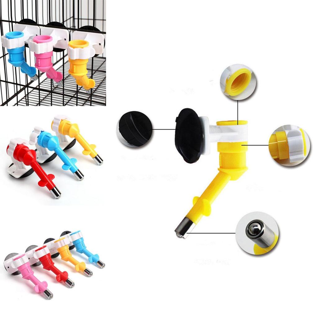 Portable Hanging Water Dispenser For Pets With Abs Plastic And Stainless Steel