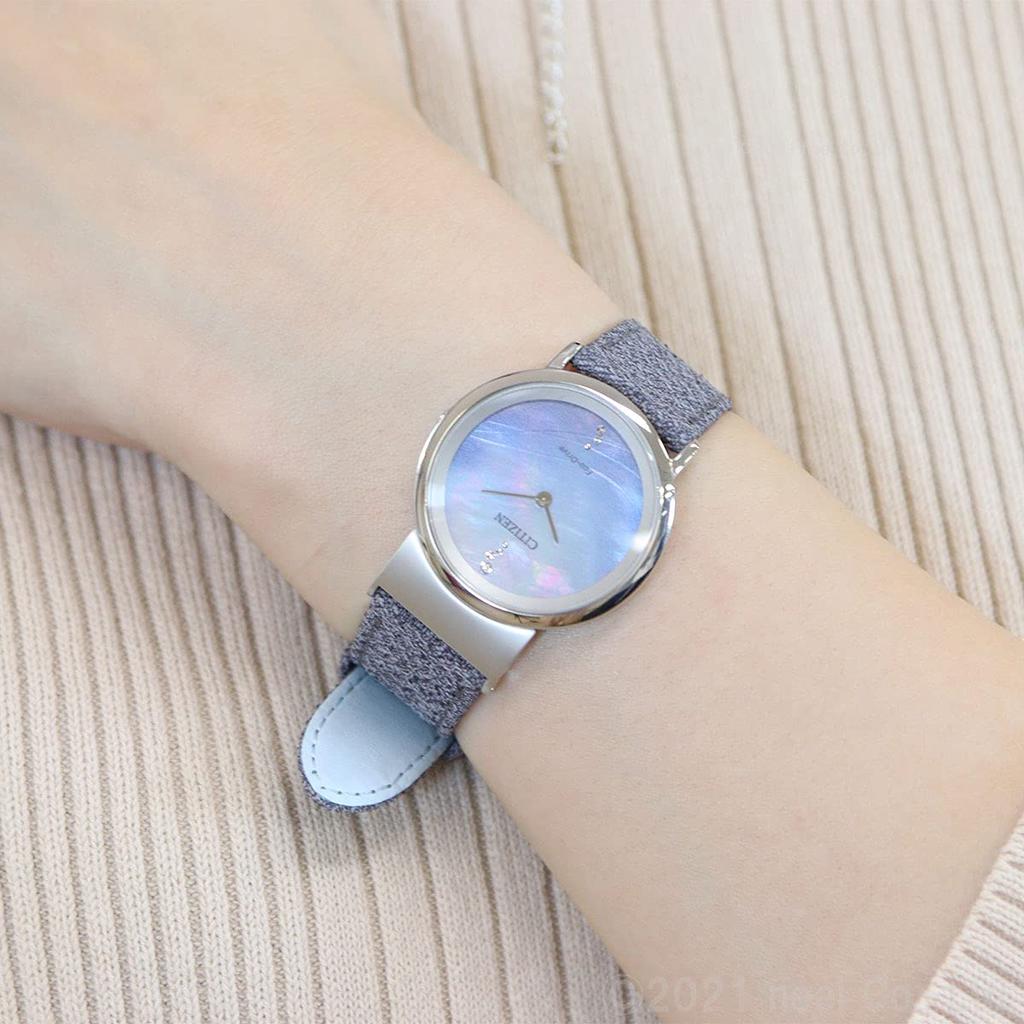 Citizen Ambiluna Collection Collaboration Model with Chan Limited To Pieces Worldwide Eco-Drive EG7071-03L Women's Watch, Gray, Luu, 1,080