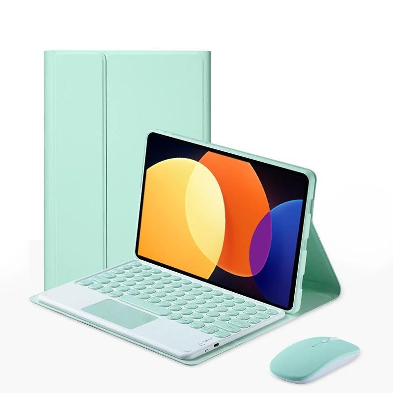 Redmi Pad 2 Pro Tablet Case With Bluetooth Keyboard Mouse Combo 7/7S 10.6-11.2 Inch
