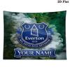 Custom Name Everton Printed Tapestry – Wall Hanging for Bedrooms, Dorms, and Home Decor