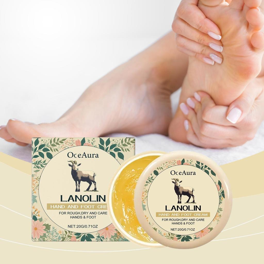 20 г Крем для ног против трещин Крем для восстановления потрескавшейся кожи Сухость Пятки с трещинами Шелушение Восстановление Маска для ног Питательный Смягчающий Увлажняющий Лосьон