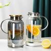 Cool Kettle Glass High Temperature Resistant High Borosilicate Large Capacity Household Cold Boiled Water Kettle Can Be Refrigerated Cold Water Kettle