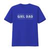 girl dad Funny Fathers Day T Shirt vintage Washed Stylish Unisex fashion homme Casual Versatile Slightly Top For Everyday Wear