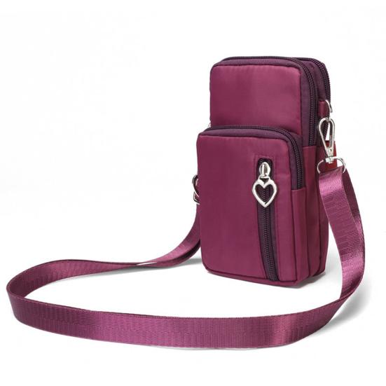 Шикарный женский водонепроницаемый кошелек с ремешком на руку, кошелек для монет, сумка через плечо, ключ для телефона